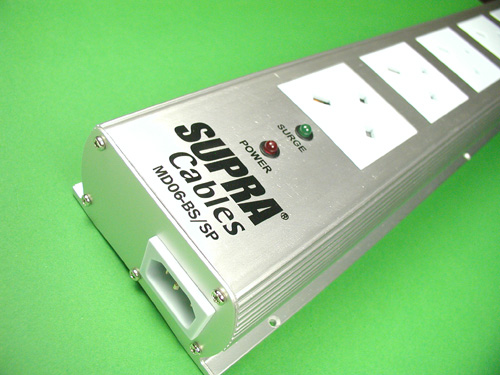 Supra MD06-BS/SP Surge Protected Shielded Mains Block